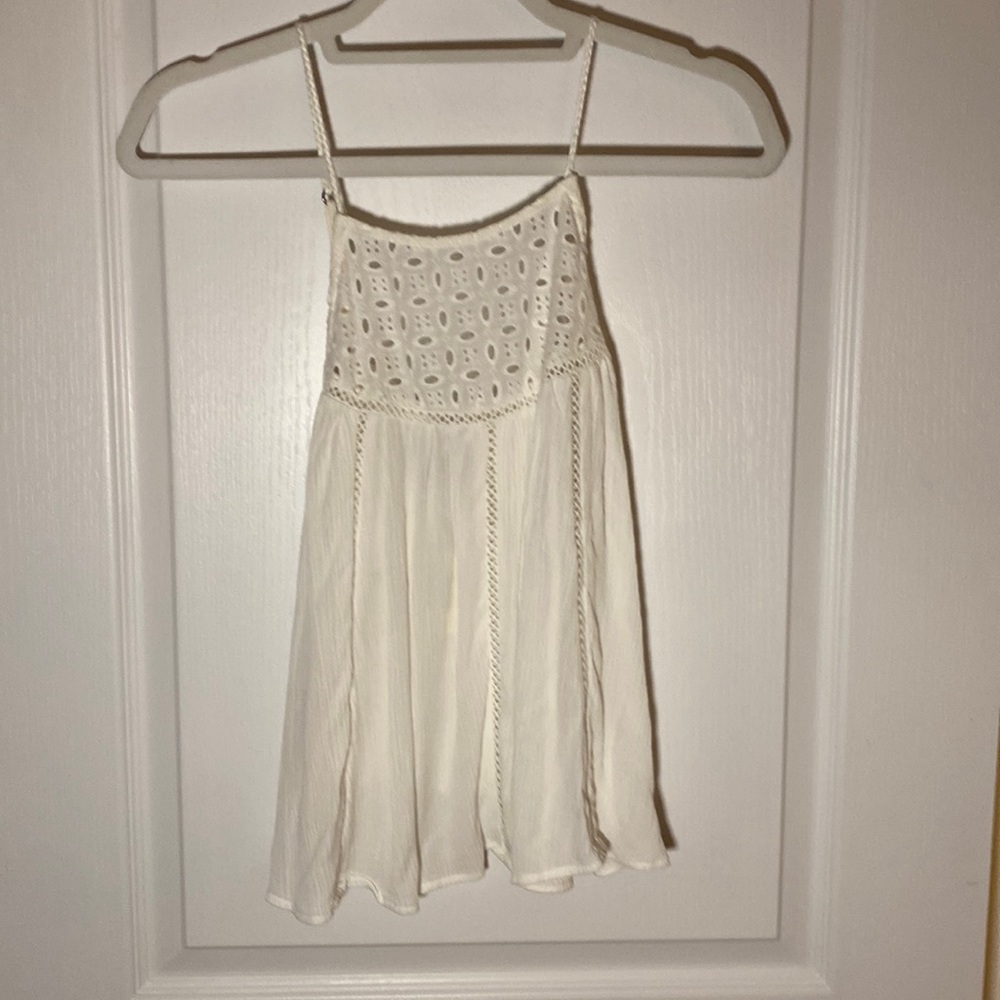 Cape Juby white tank top